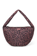 Red Leopard Puffy Cross Body Bag