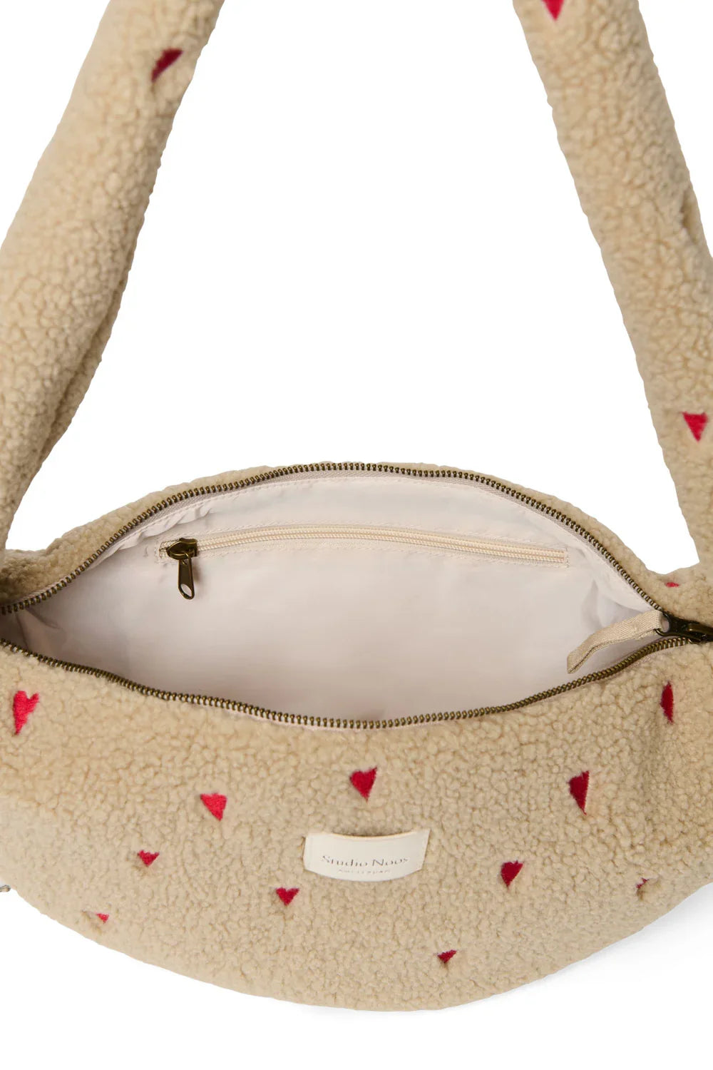 Ecru Teddy Mini Cross Body Bag