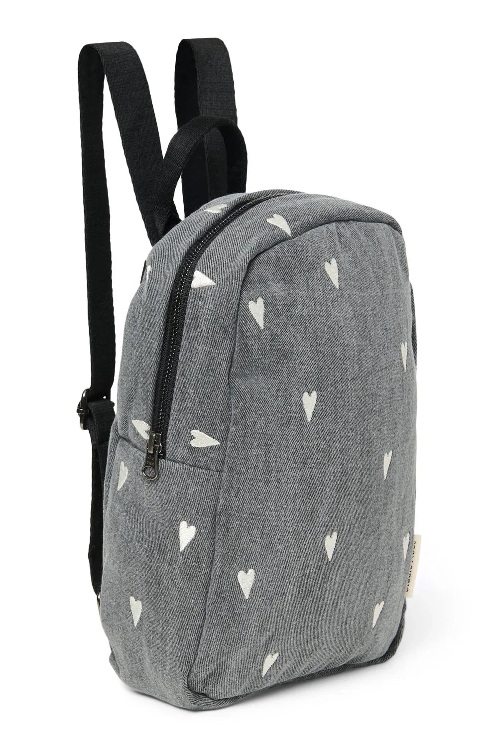 Grey Denim Mini Backpack