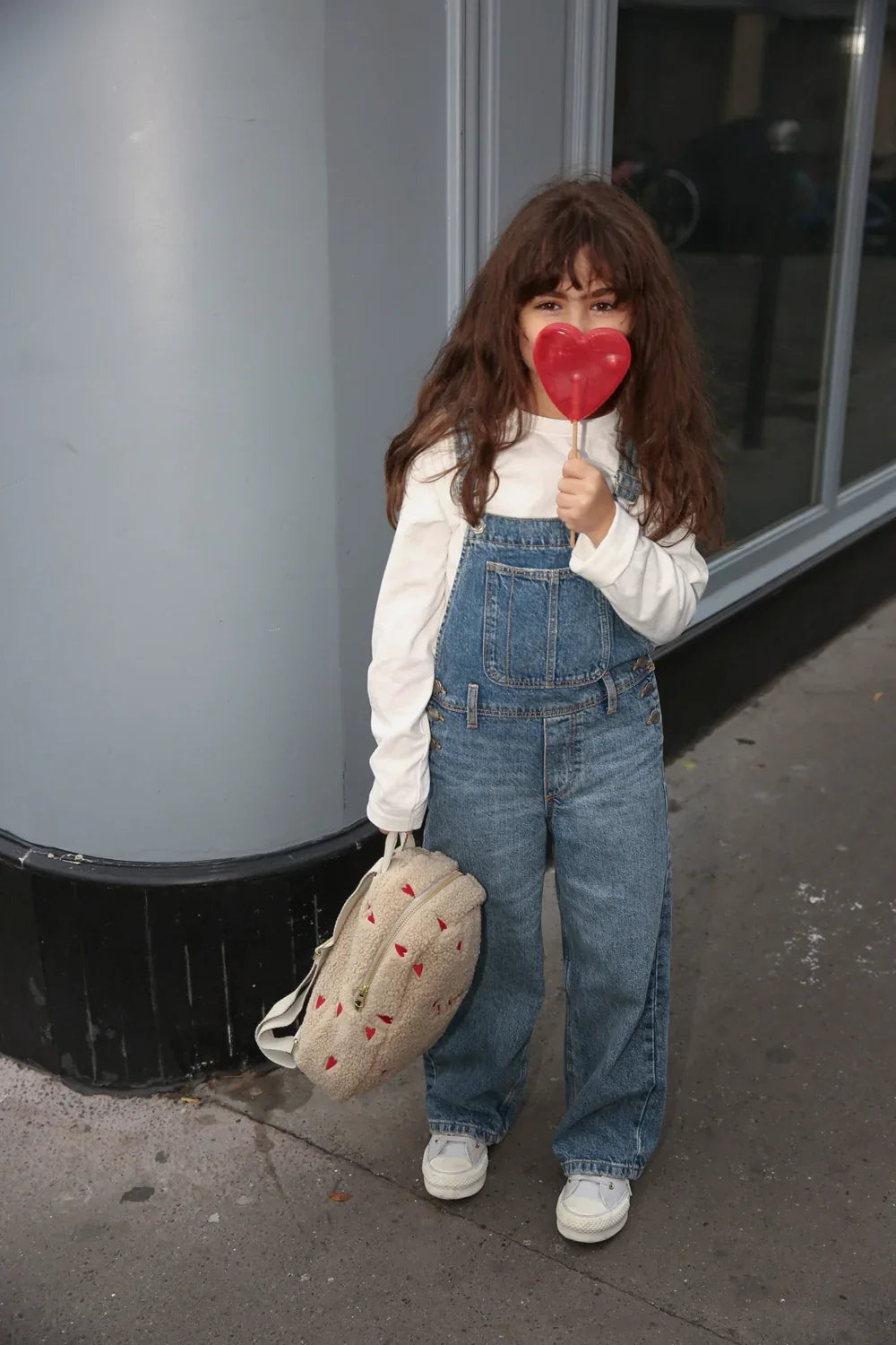 Ecru Hearts Teddy Mini Backpack