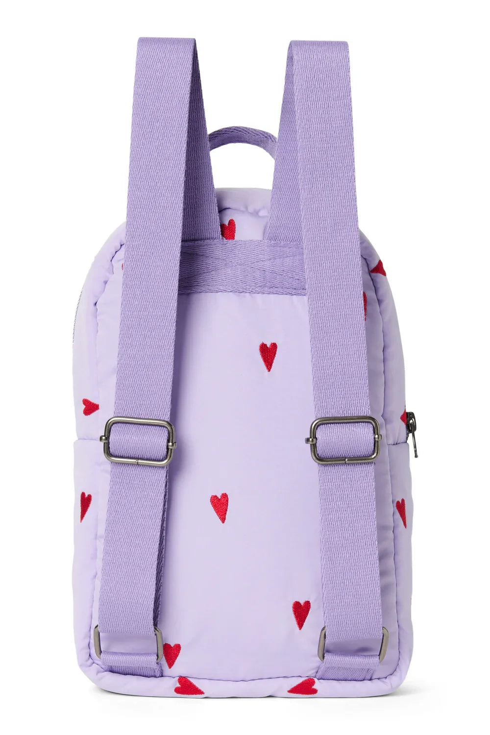 Purple Hearts Puffy Mini Backpack