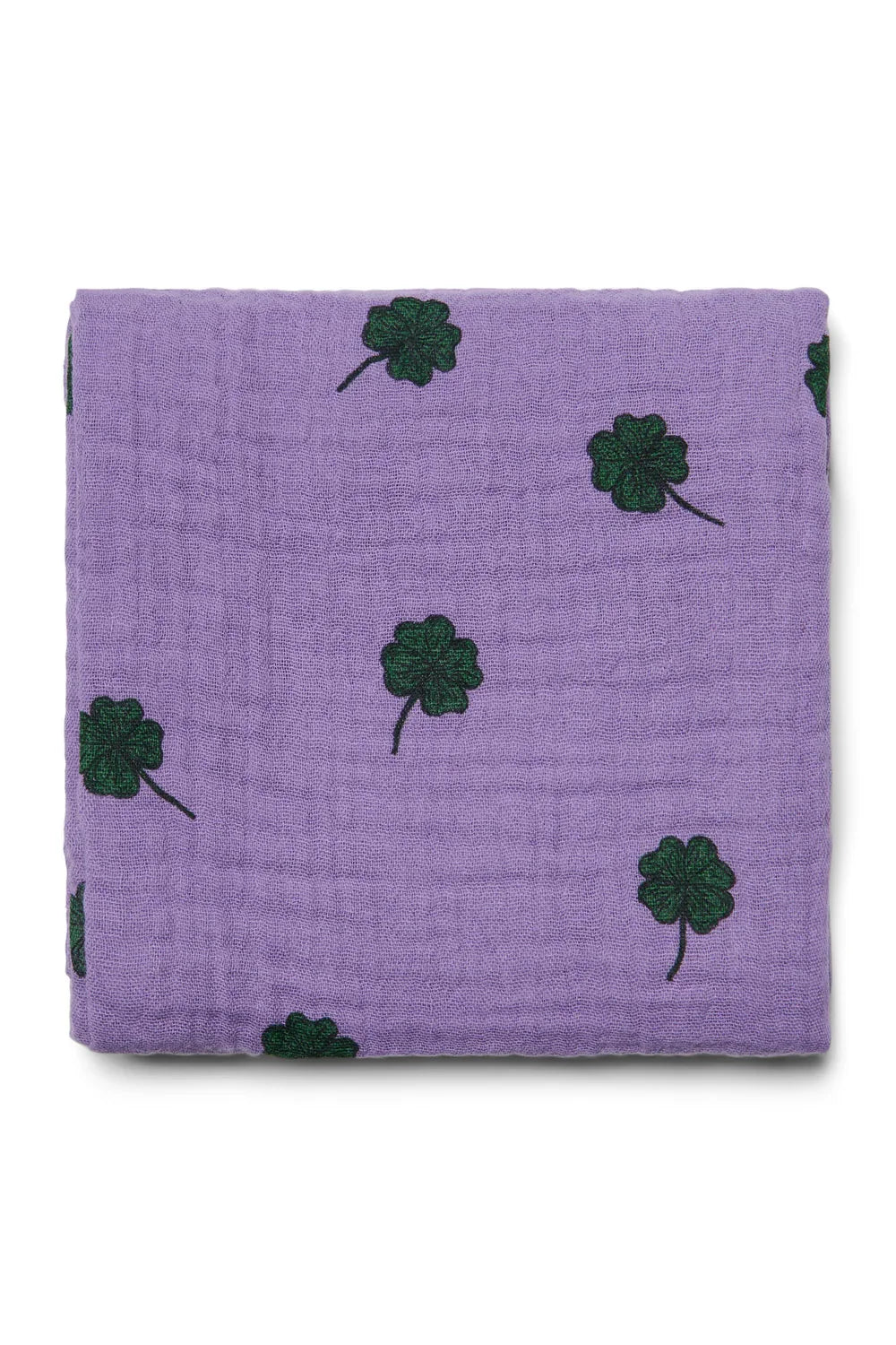 Purple Clover Swaddle Print Medium