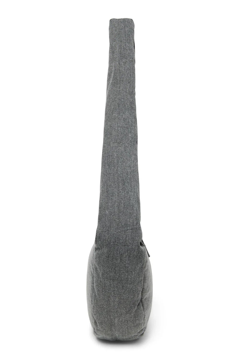 Grey Hearts Denim Mini Cross Body Bag