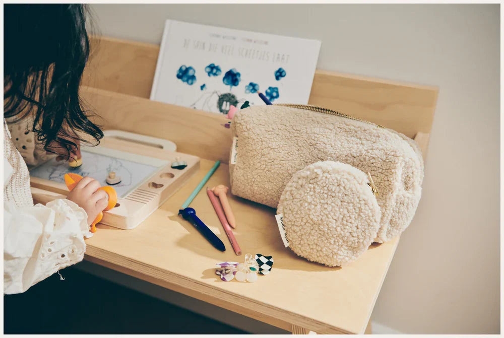 Ecru Teddy Wallet
