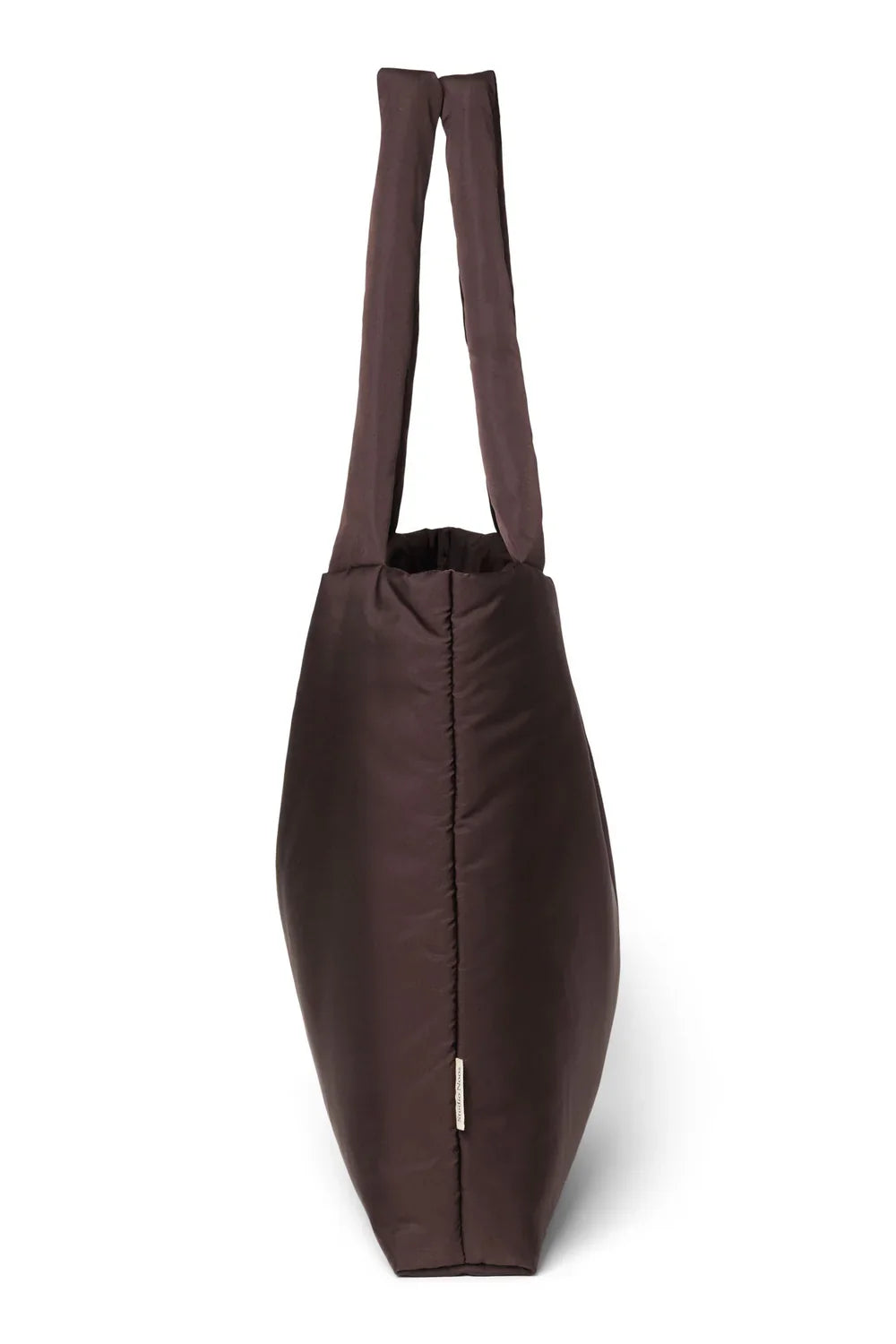 Purple Hearts Puffy Mom Bag
