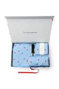 New Parents Gift Set - Light Blue Hearts