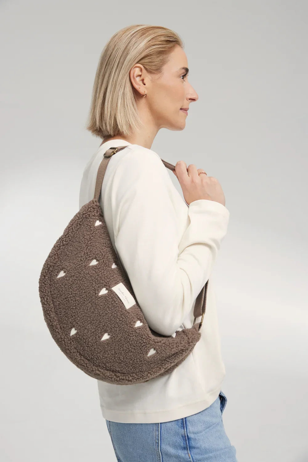Ecru Teddy Adult Fanny Pack