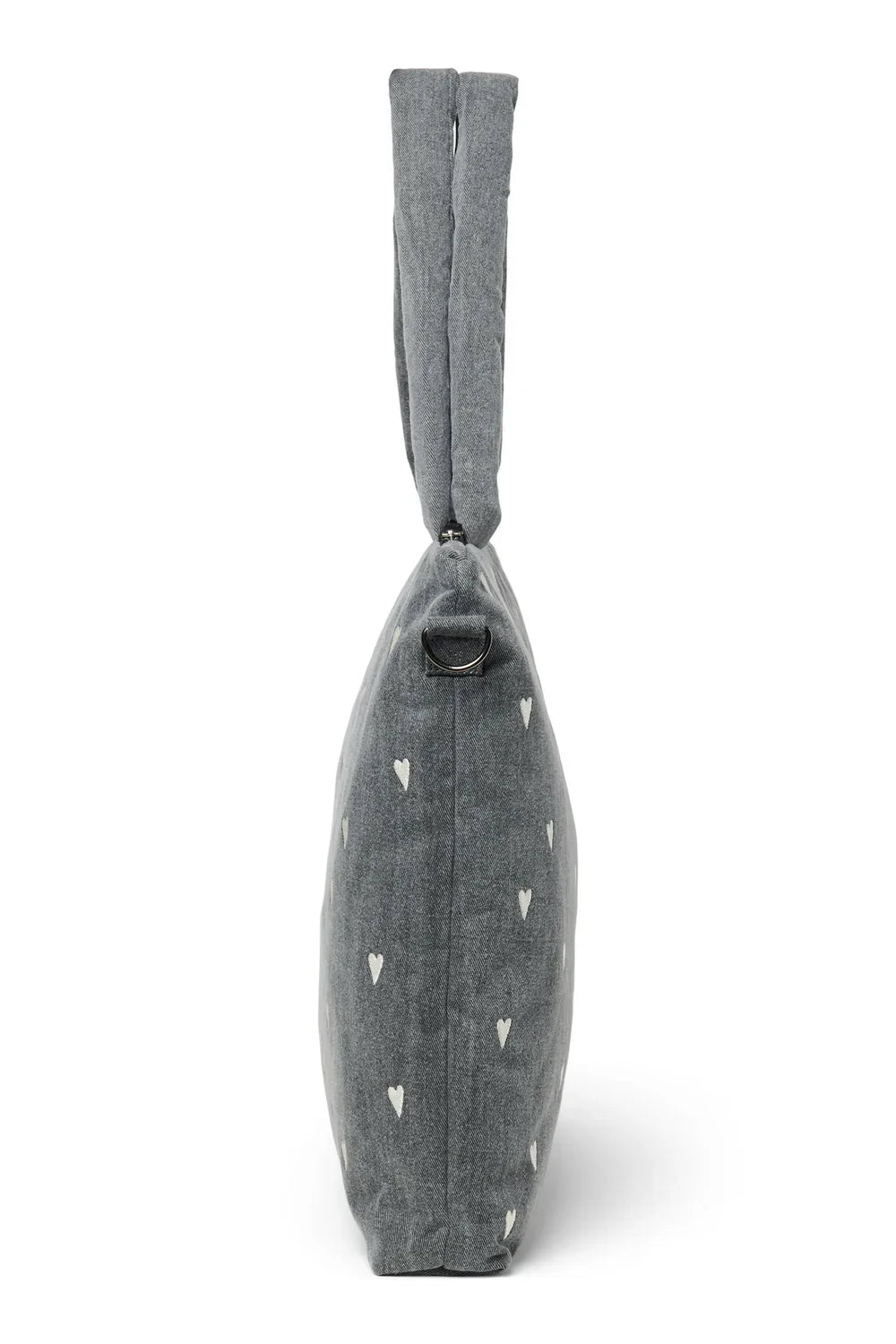 Grey Denim Diaper Bag