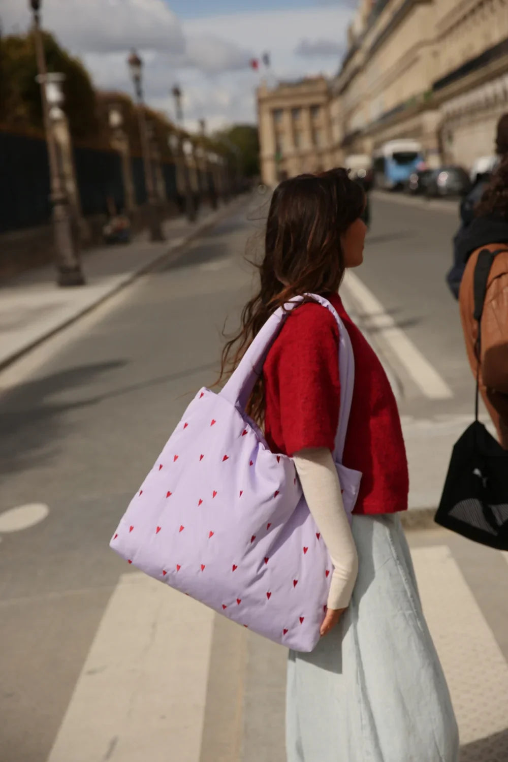 Brown Puffy Mom Bag