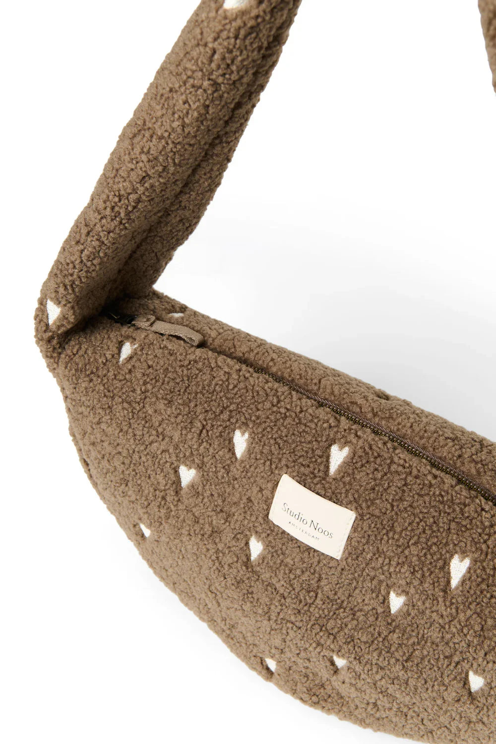 Brown Teddy Mini Cross Body Bag