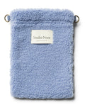 Light Blue Teddy Phone Bag