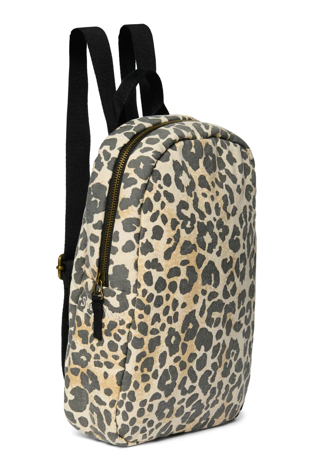 Leopard Soft Cotton Mini Backpack