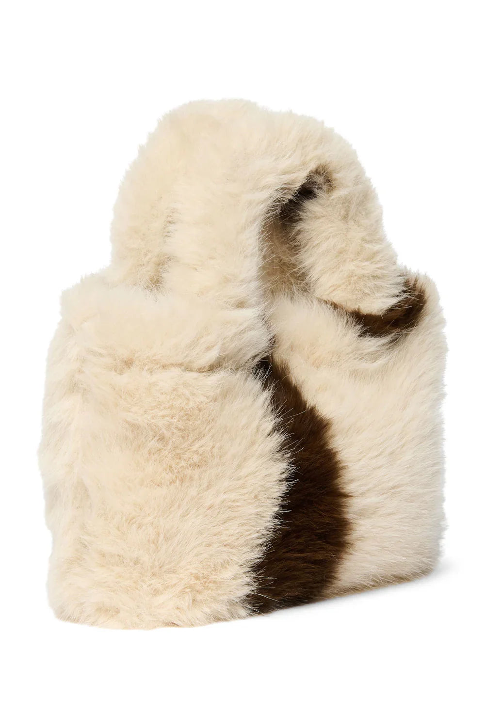 Brown Faux Fur Mini Handbag