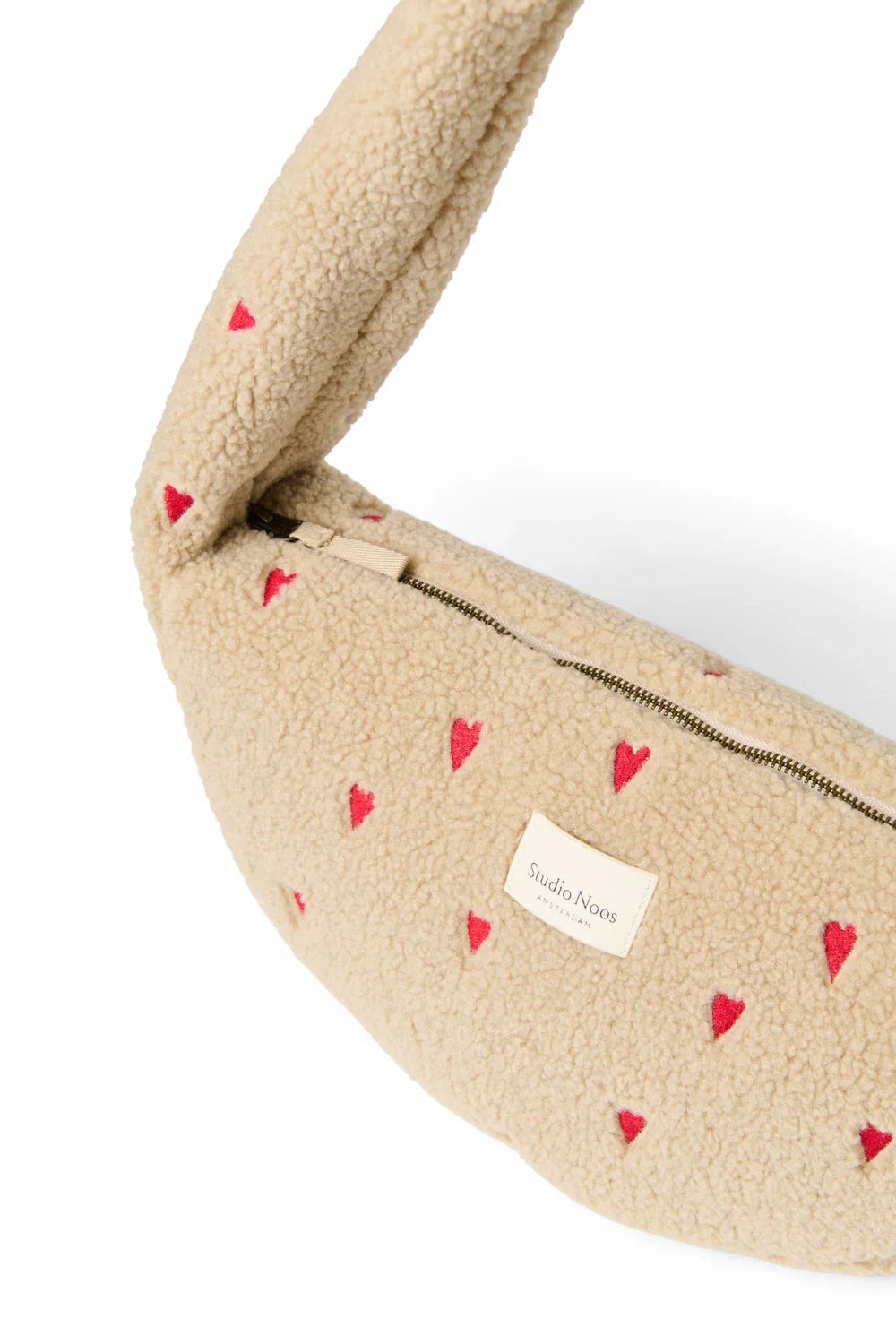 Ecru Hearts Teddy Mini Cross Body Bag