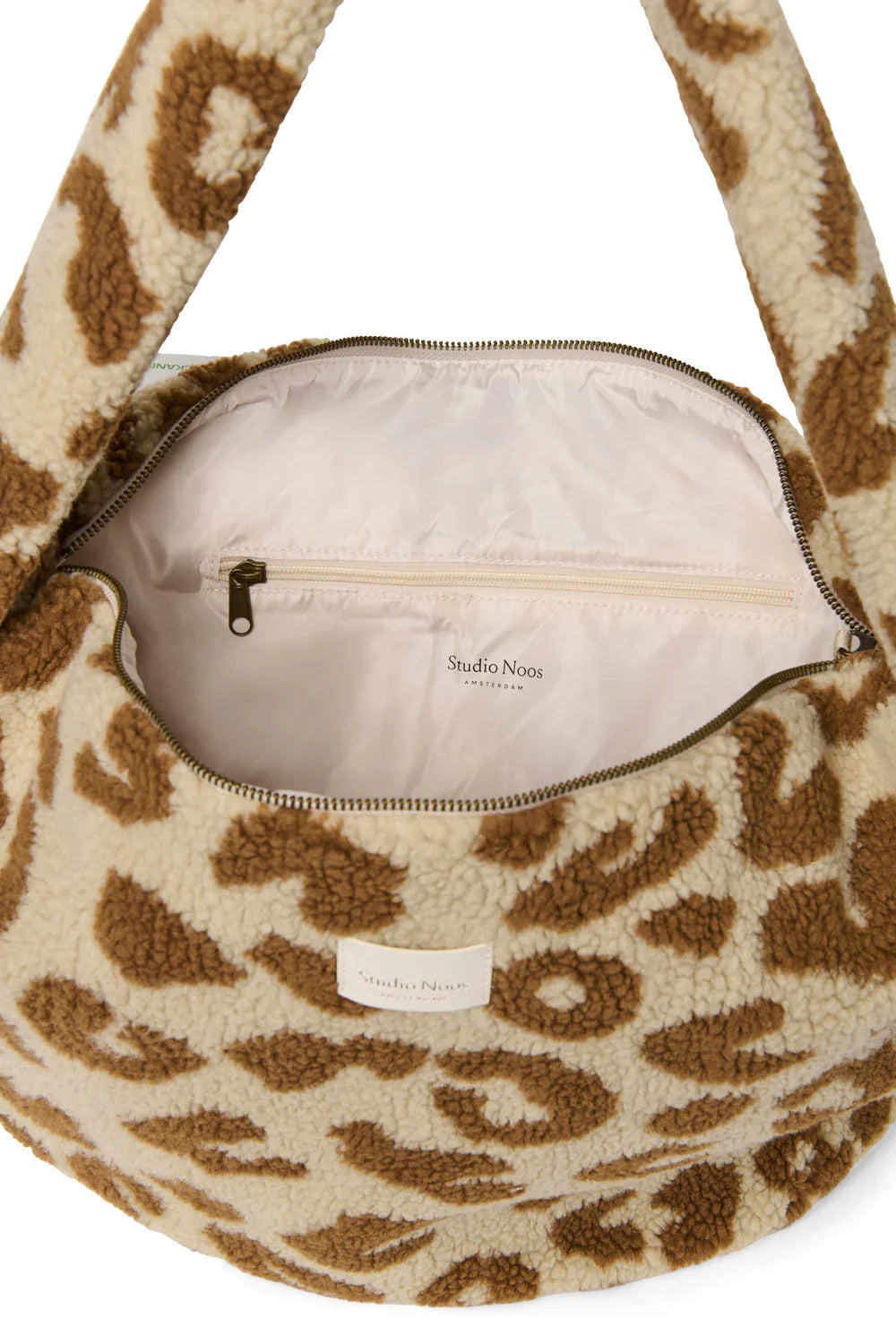 Leopard Teddy Cross Body Bag