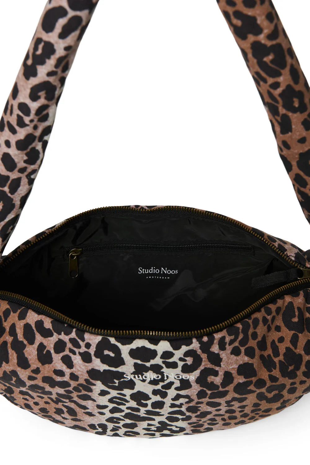 Hazel Leopard Soft Cotton Mini Cross Body Bag