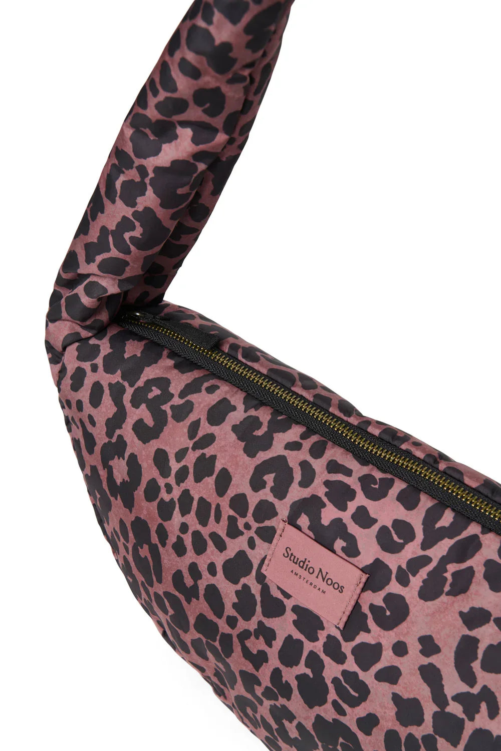 Red Leopard Puffy Mini Cross Body Bag