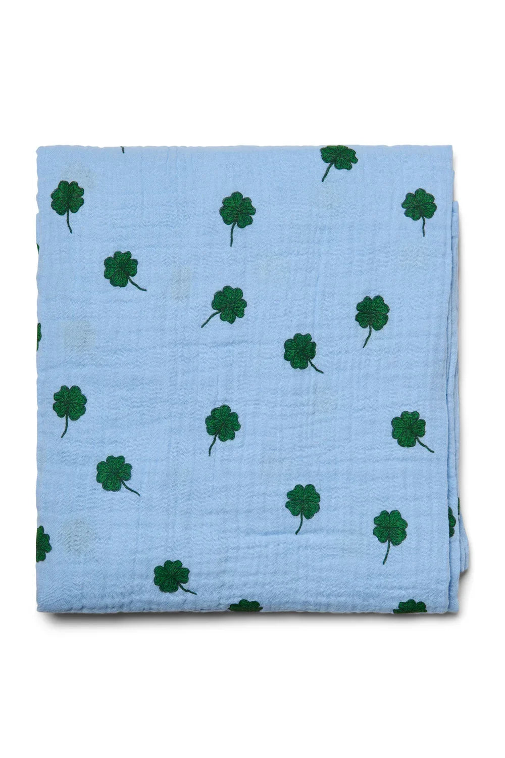 Purple Clover Swaddle Print Large