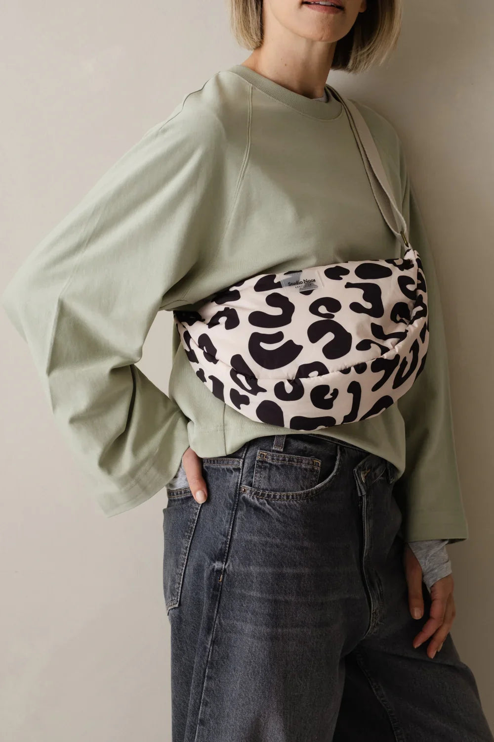 Holy Cow Puffy Adult Fanny Pack - Brownish