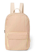 Poplin Striped Midi Backpack | Butter Yellow