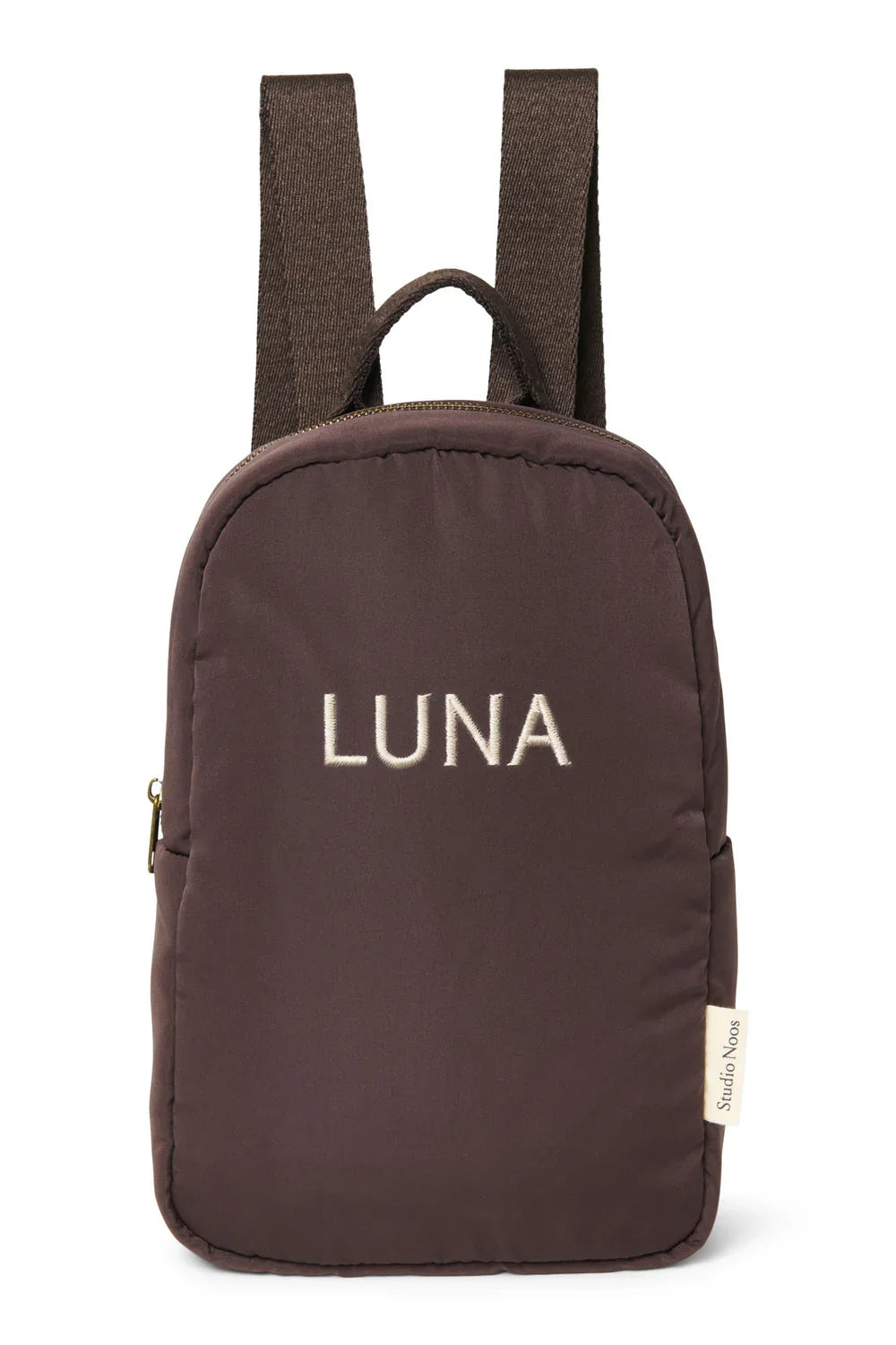 Black Puffy Mini Backpack