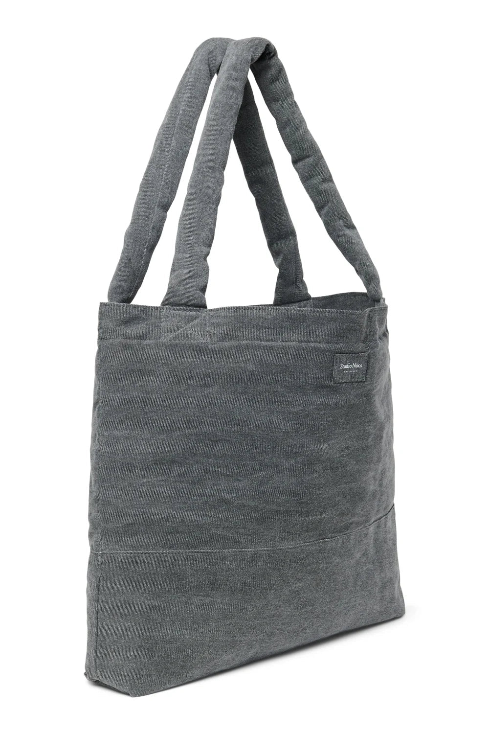 Grey Denim Mom Bag