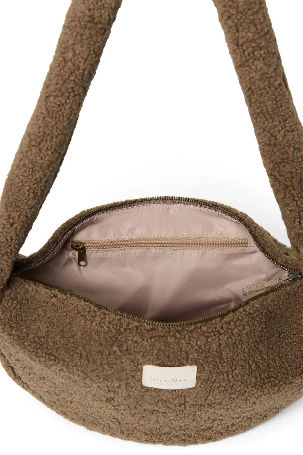 Brown Hearts Teddy Mini Cross Body Bag