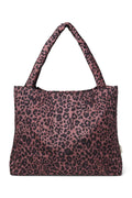 Red Leopard Puffy Mom Bag