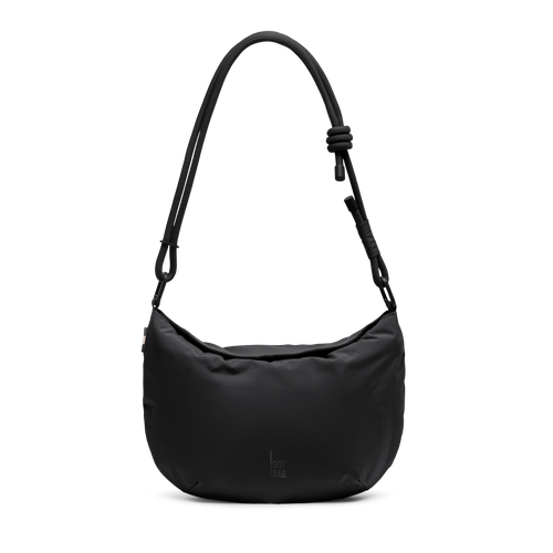 CLAM BAG Tasche in black (Schwarz) als Studioaufnahme in Frontansicht.