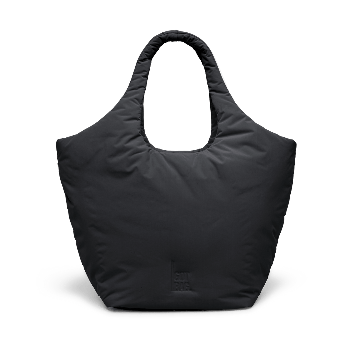 CLOUD TOTE BAG Tasche in black (Schwarz) als Studioaufnahme in Frontansicht.