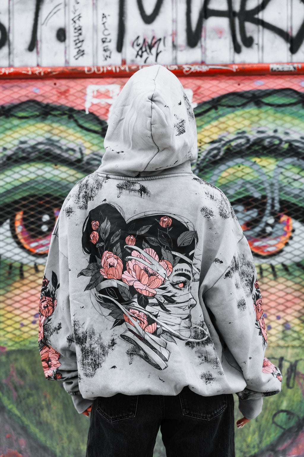 Dead Bloom (Acid) - Oversized Hoodie (350GSM)