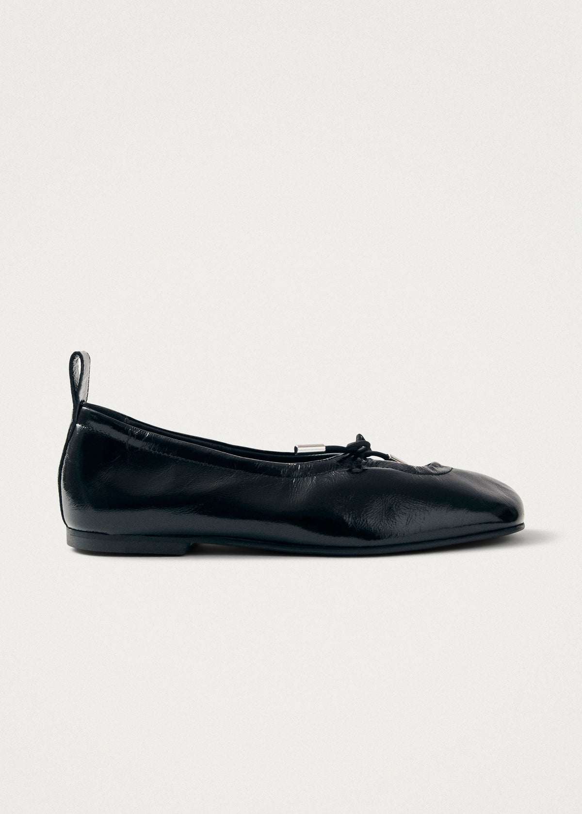 Rosalind Black Patent Leather Ballet Flats