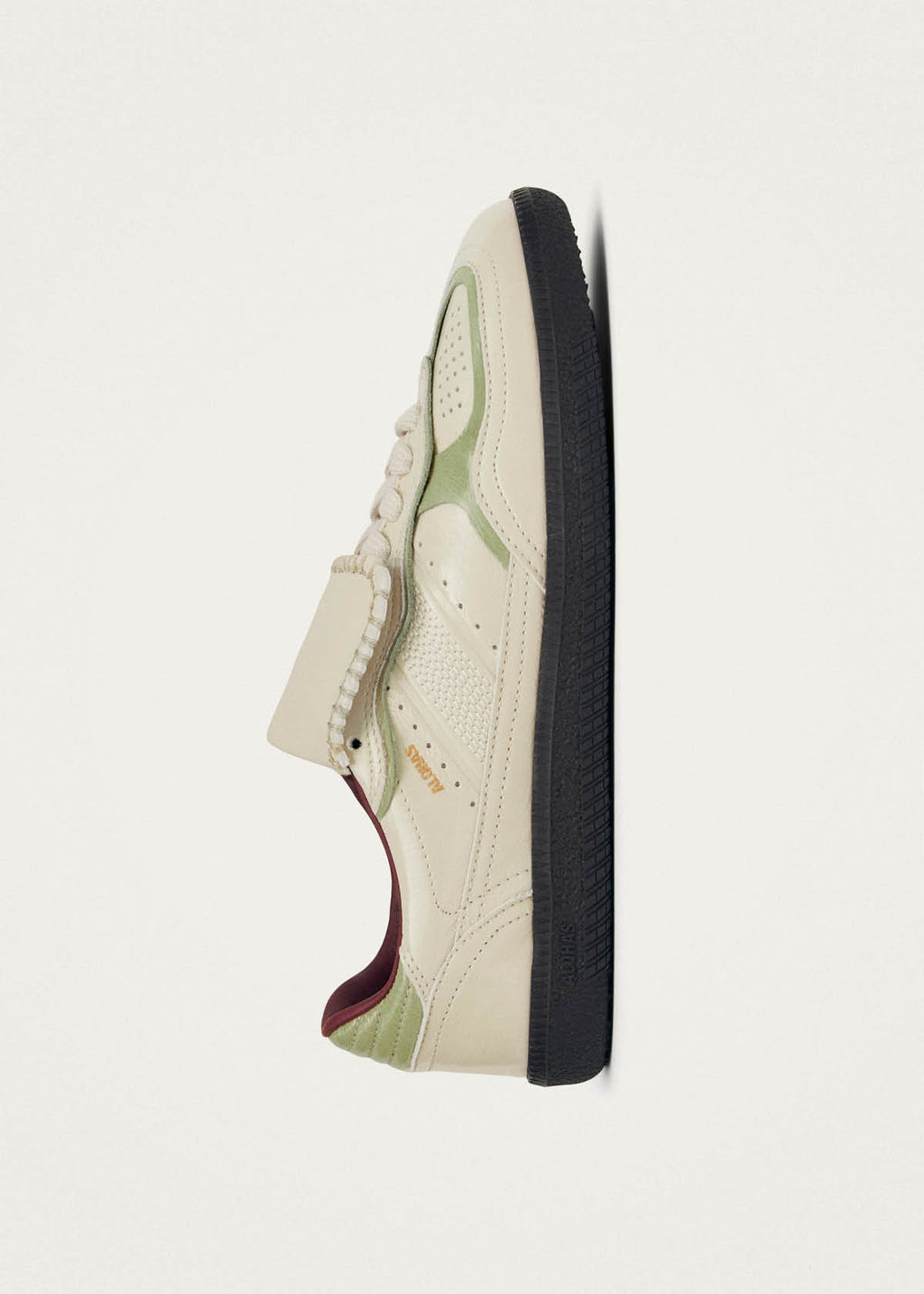 Tb.490 Club Patent Cream Leather Sneakers