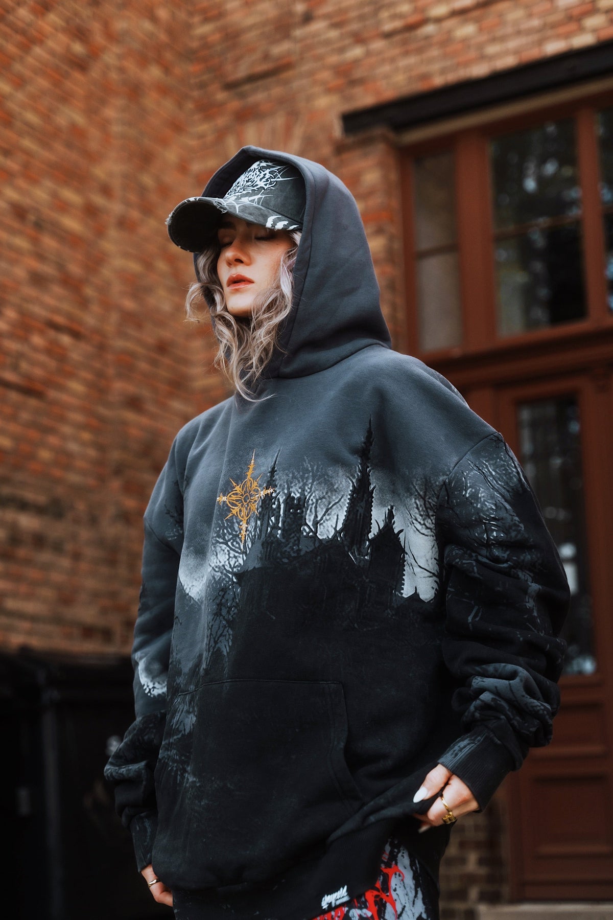 Full Moon Ritual - Customized Oversized Hoodie (350GSM)