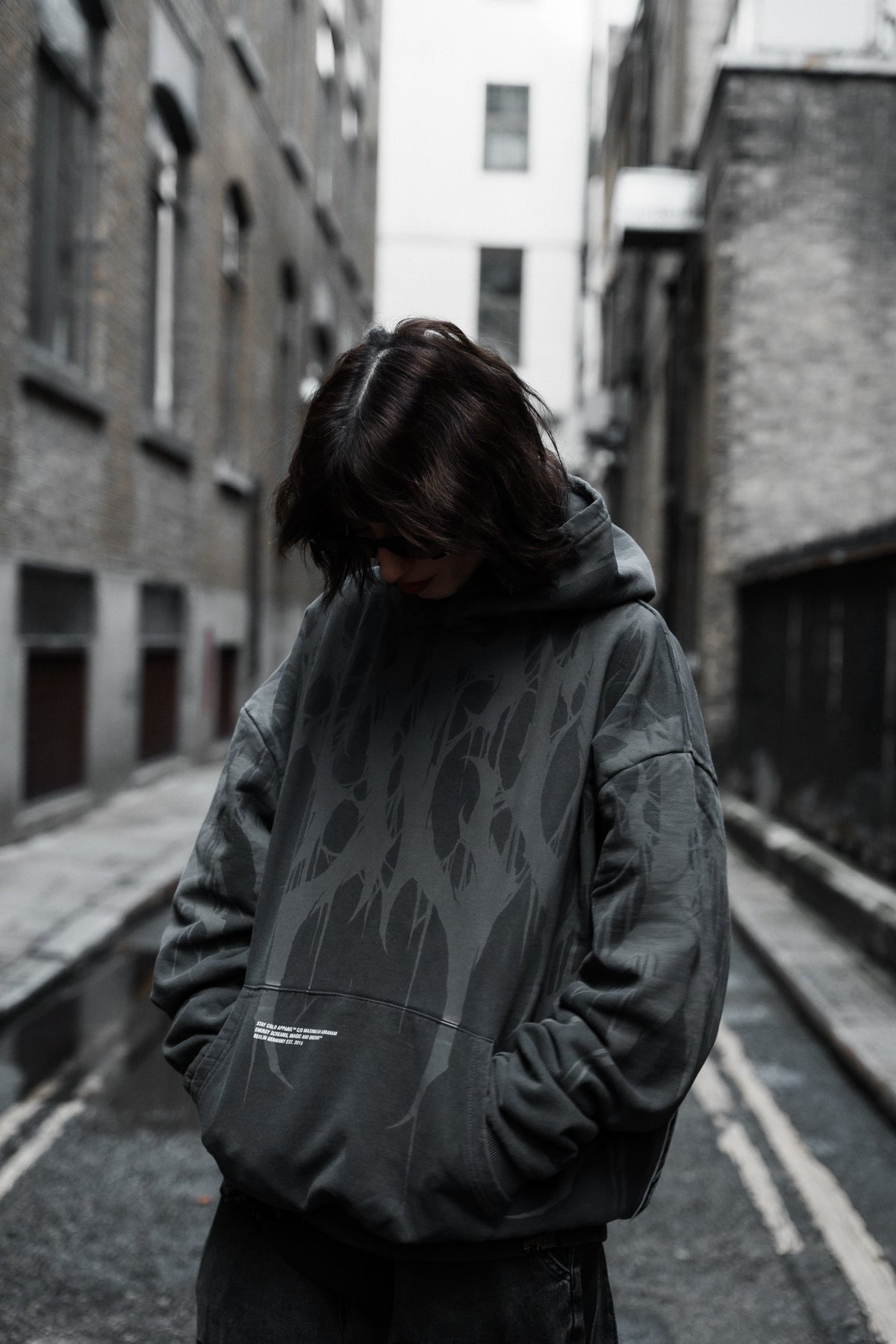 Grimfall - Heavy Oversized Hoodie (Acid Washed) 400GSM
