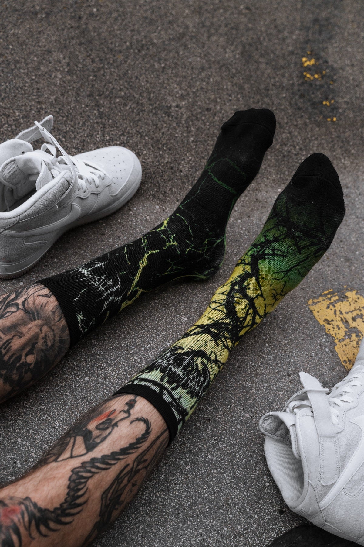 Ragshift (Yellowish) - Comfort Socks