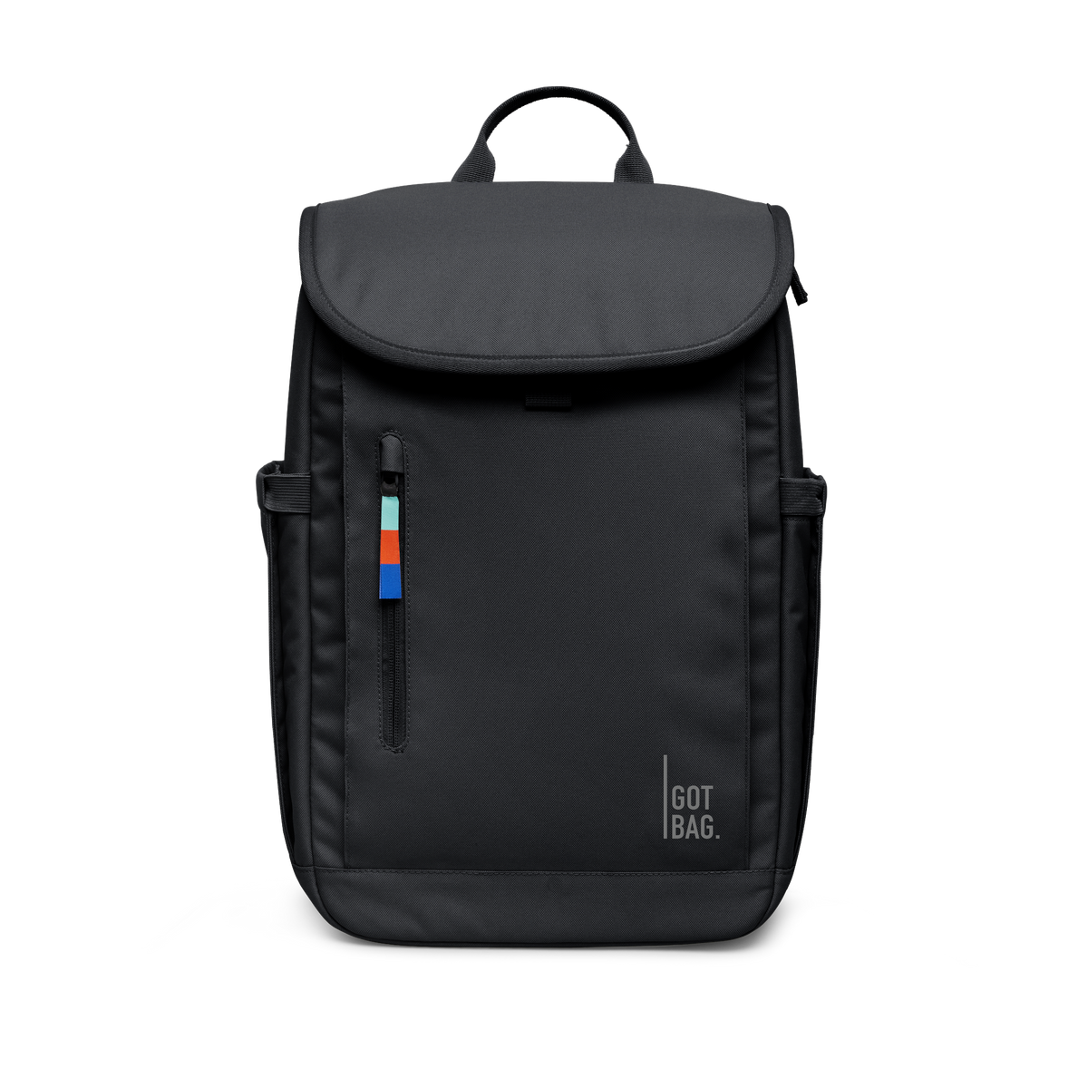 SERENE PACK Rucksack in black (Schwarz) als Studioaufnahme in Frontansicht.
