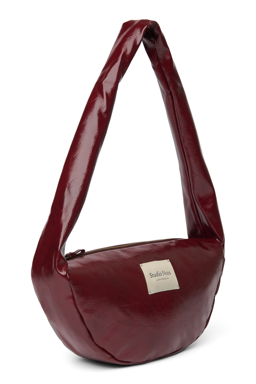 Vegan Leather Mini Cross Body Bag | Burgundy