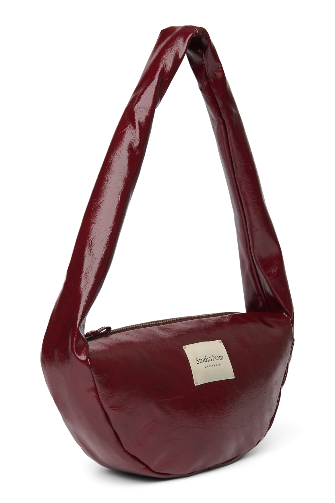 Vegan Leather Mini Cross Body Bag | Burgundy