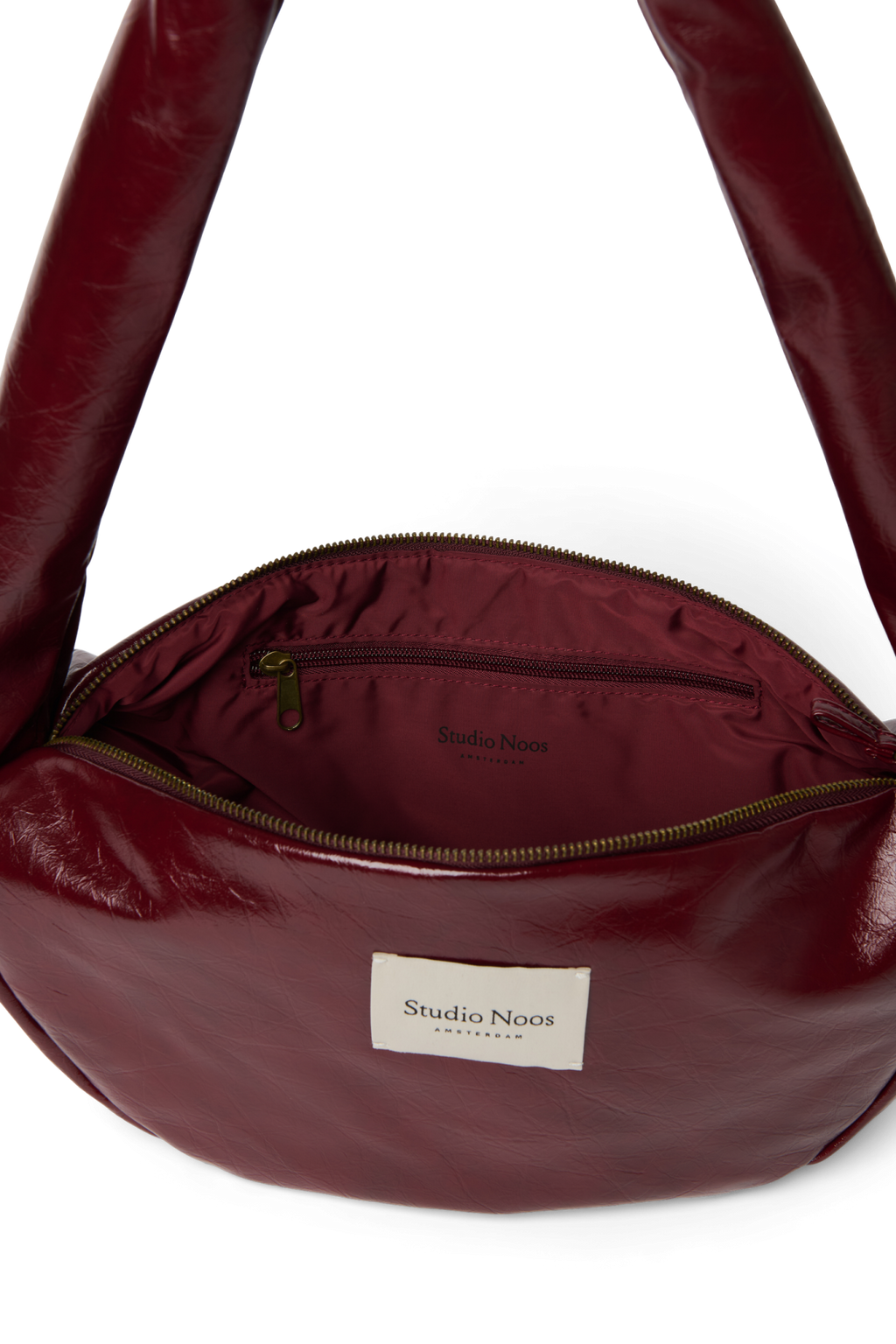Vegan Leather Mini Cross Body Bag | Burgundy