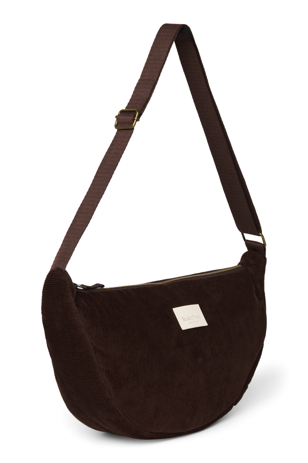 Rib Puffy Adult Fanny Pack | Dark Brown