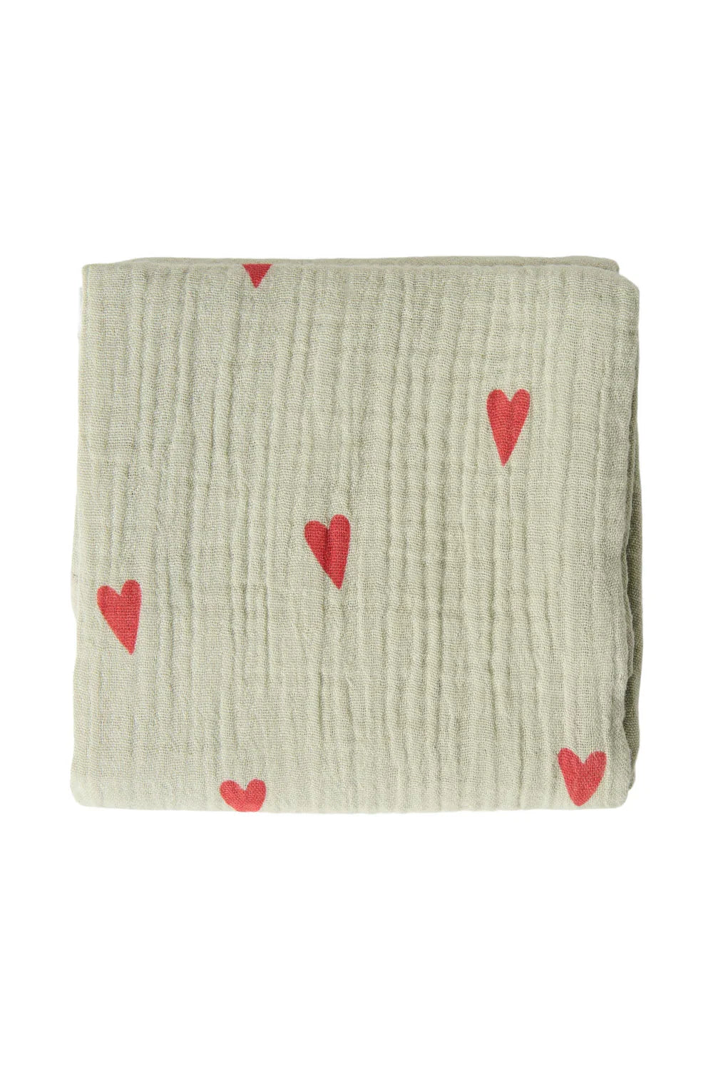Purple Hearts Swaddle Print Medium