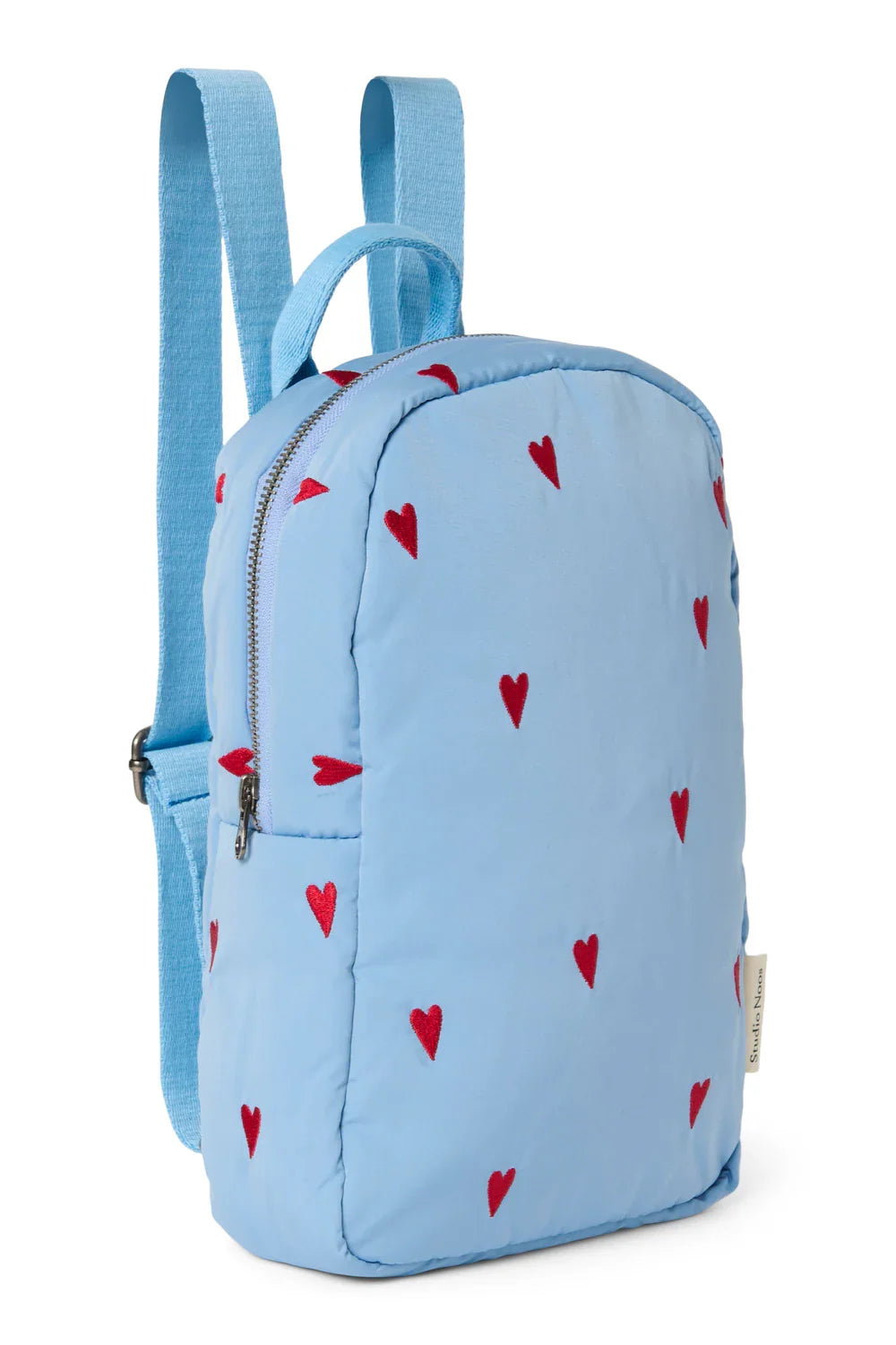 Purple Hearts Puffy Mini Backpack