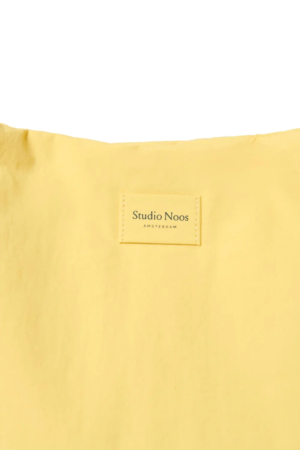 Butter Yellow Textured Puffy Mom Bag