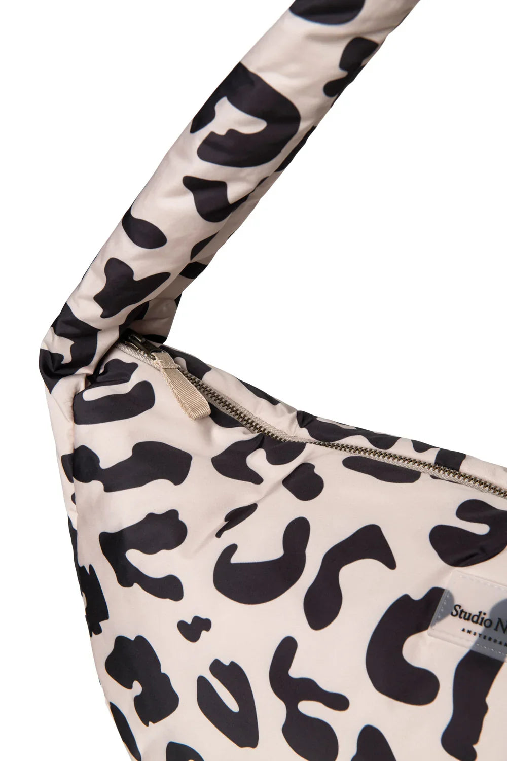 Holy Cow Puffy Cross Body Bag - Brownish