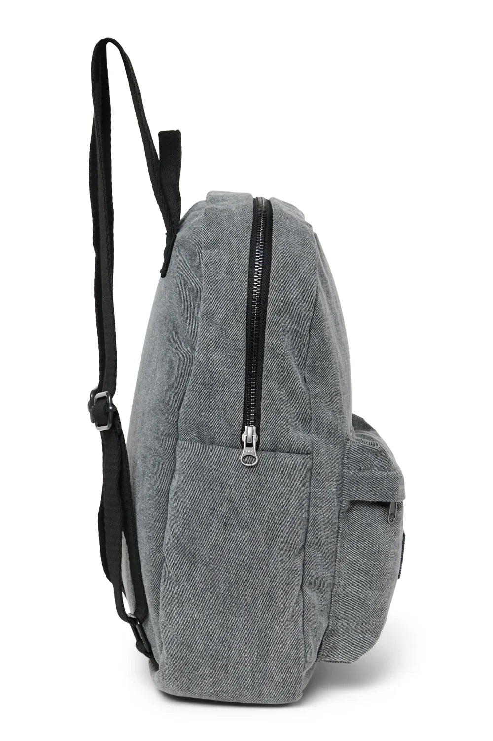 Grey Denim Midi Backpack
