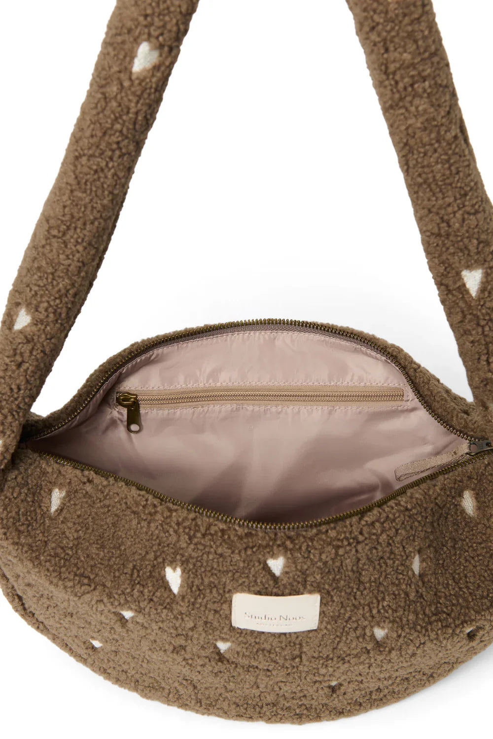 Ecru Hearts Teddy Mini Cross Body Bag