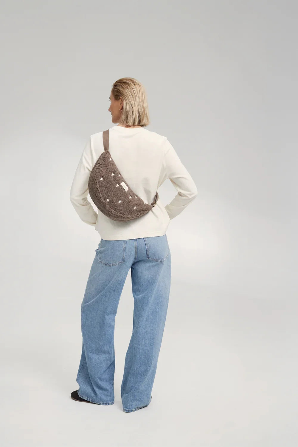 Ecru Teddy Adult Fanny Pack
