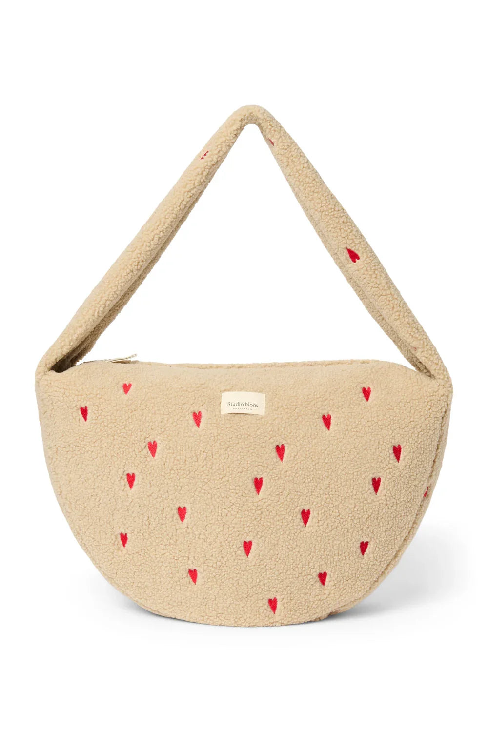 Ecru Hearts Teddy Cross Body Bag