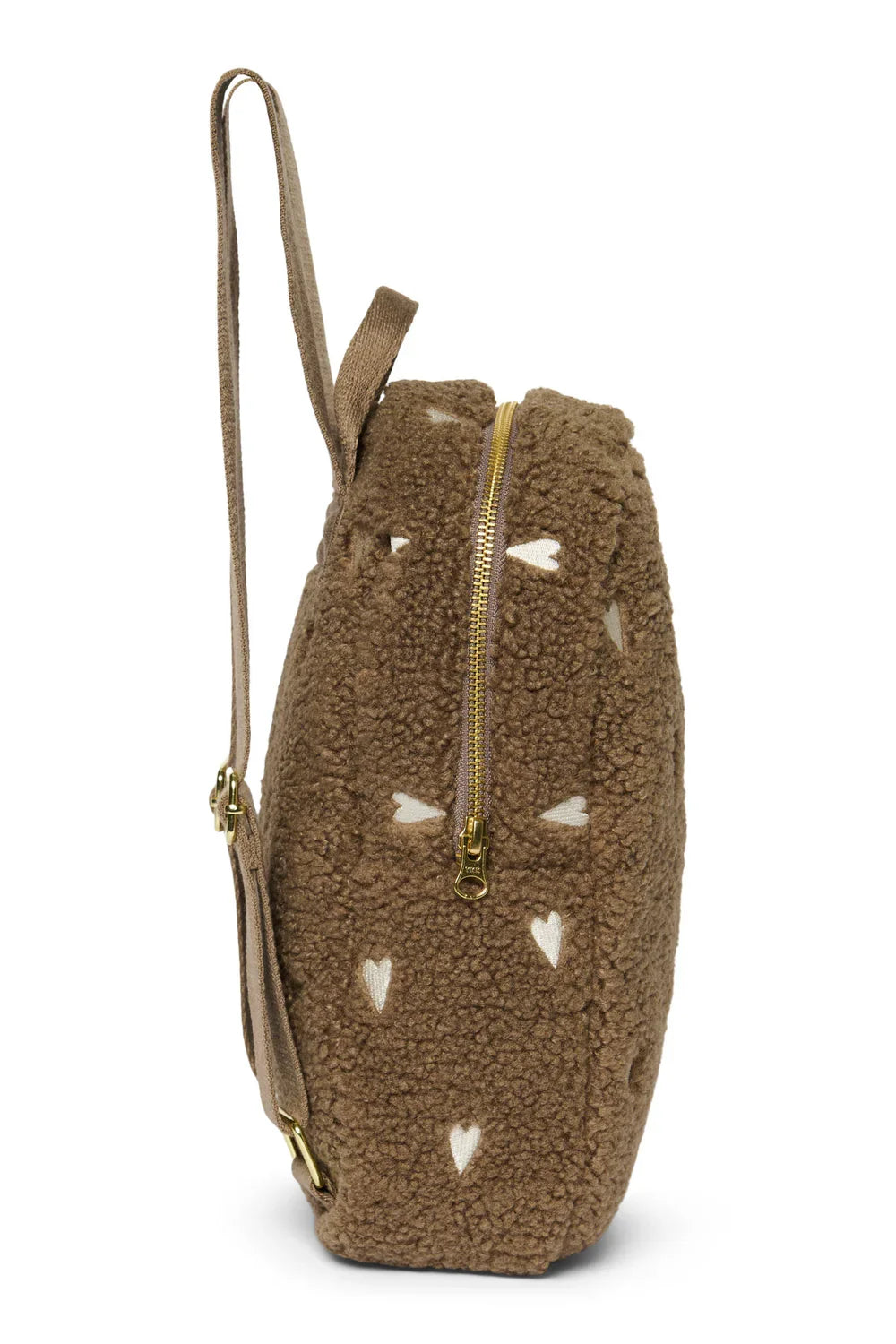 Brown Hearts Teddy Mini Backpack